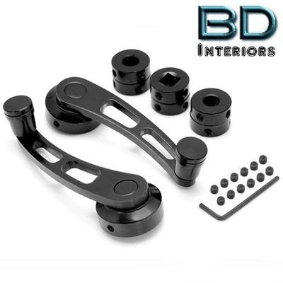 Bielas de ventana negras Hot Rod Street Rod 4 1/2" - Universal - Ford, Chevy, Dodge Foto 1 de 4