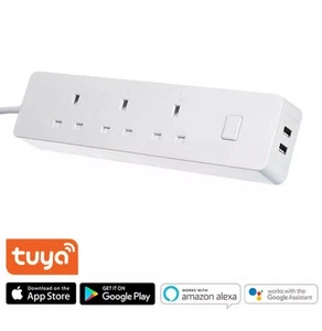 Timeguard Wi-Fi 3 Way Smart Power Strip with USB Ports NEW WFTRS3GUSB RRP £54.99 - Picture 1 of 2