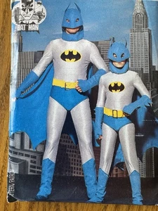 UNCUT  4201 Butterick Pattern Halloween Costume BATMAN OOP Men's XS-L (30-44) - Picture 1 of 6