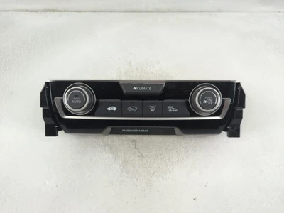 2016-2021 Honda Civic Ac Heater Climate Control Temperature Oem GP0V3 - Image 1 of 4