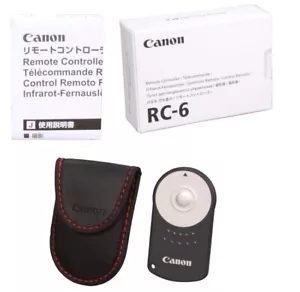 Canon RC 6 Remote Controller Wireless Shutter Release for 5D Mark IV, EOS M, T7i - Picture 1 of 2