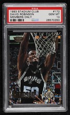1993 Topps Stadium Club High Court Members Only David Robinson PSA 10 GEM MT HOF