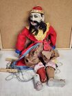 Rare Antique Burmese Hand Carved & Painted Puppet Approx 24" Tall