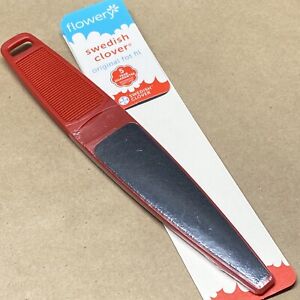 Flowery Foot Rasp Foot File Callus Remover Foot Care Pedicure Foot File Red XL 