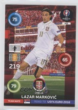 2015 Panini Adrenalyn XL Road to UEFA Euro 2016 Team Mate Lazar Markovic #203