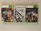 Xbox 360 Game Bundle - Battlefield 3 + Final Fantasy Xiii / 13 + Halo Reach Cib