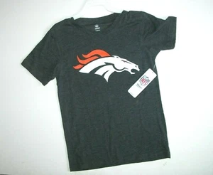 NEW NWT NFL Denver Broncos Gray T-shirt 8 S Top Youth Child - Picture 1 of 1