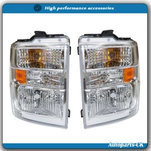 Faros delanteros diestros+derechos para furgoneta Econoline Ford E150 E250 E350 E450 2008-2014 - Imagen 1 de 12