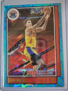 2021-22 NBA Hoops Kyle Kuzma Teal Explosion Parallel SP #166 Washington Wizards