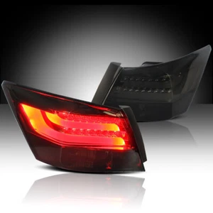 Pair For 2008-12 Honda Accord EX LX SE Sedan 4Door VLAND Tail Lights Smoked  Len - Picture 1 of 10