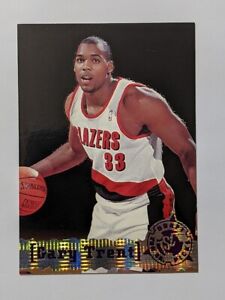 1995-96 Stadium Club Trail Blazers Basketball Card #317 Gary Trent Rookie