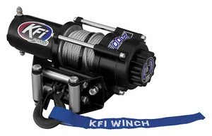 KFI Winch Kit 2000 lb For Kawasaki 300 Brute Force 2x4 2012-2020 (Steel Cable) - Picture 1 of 8