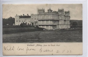 (KLj6488) Welbeck Abbey, WELBECK, Bassetlaw, Nottinghamshire 1903 parte posterior indivisa - Imagen 1 de 4
