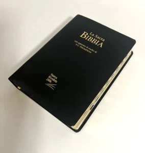 Italian Bible La Sacra Bibbia Nuova Riveduta 2006 Black FC Thompson - Picture 1 of 11