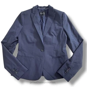 Blazer donna Banana Republic vestibilità classica misto lana italiana taglia 0 LEGGI - Foto 1 di 16
