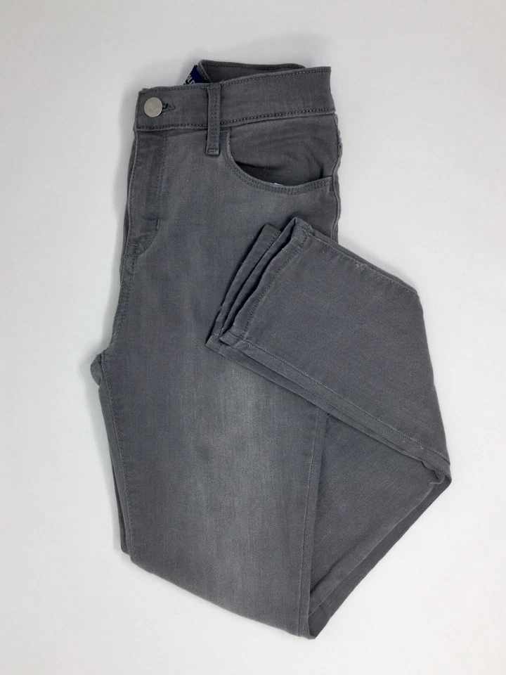 Old Navy Girls Gray Silver Stretchy Skinny Jeans Size 12 - Image 1 of 4