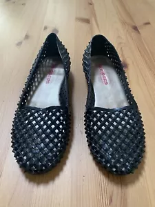 Skidders Women’s Textured Jelly Studded Rubber Slip-on Flats Loafers Shoes Sz 8 - Picture 1 of 5