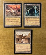 MTG✨TEMPEST LAND SET Skyshroud Forest/Cinder Marsh/ Vec Townships✨ Tempest NM/M