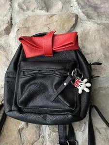 Disney Mini Backpack Black Minnie Mouse 8in See Description (20) - Picture 1 of 8