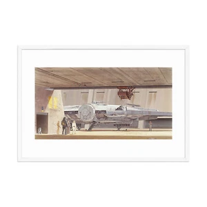 Impresión enmarcada 24x36 - Póster de arte conceptual Star Wars x Ralph McQuarrie 0837 - Imagen 1 de 4