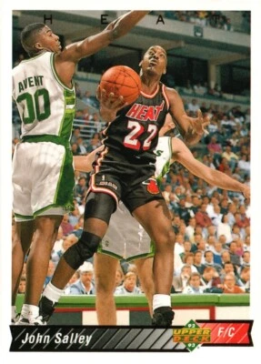 1992-93 Upper Deck #342 - John Salley - Miami Heat  92-775 - Image 1 of 2