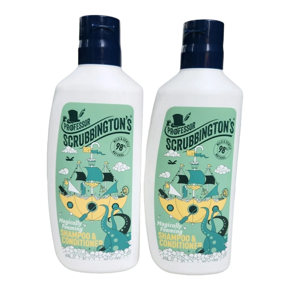 Professor Scrubbington's Kids Magically Foaming Shampoo & Conditioner 2PCS*150ml - Image 1 of 1