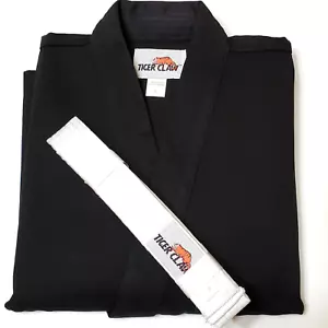 Tigerkralle Sparmaster Kampfsport Uniform schwarz Kinder Größe 0/130 weißer Gürtel inkl - Bild 1 von 13