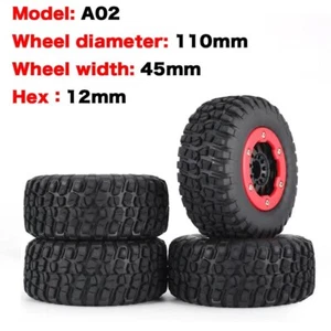 Llanta de goma de 110 mm para Traxxas Slash 4X4 HPI HSP modelo de coche de recorrido corto - Imagen 1 de 35