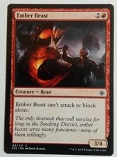 MTG 2016 Ember Beast Conspiracy 2: Take the Crown 155/221 Regular Common