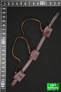 1:6 Scale QORANGE QOM-1041 France Chasseurs Alpins 1915 - Leather Belt w/Pouches - Picture 1 of 2