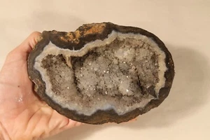 Unpolished Dugway Geode Half Utah - Picture 1 of 4