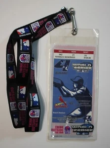 Boleto del Juego 4 de la Serie Mundial 2004 Cardenales de San Luis vs Medias Rojas de Boston (TB) - Imagen 1 de 3