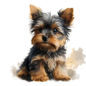 Pegatina coche pegatina Yorkshire Terrier perro pegatina 9x9 cm  - Imagen 1 de 10