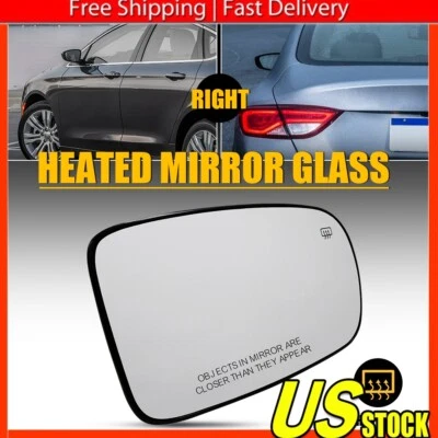 Espelho retrovisor aquecido Fit 2011-2021 Dodge Charger lateral direito do passageiro vidro - Imagem 1 de 4