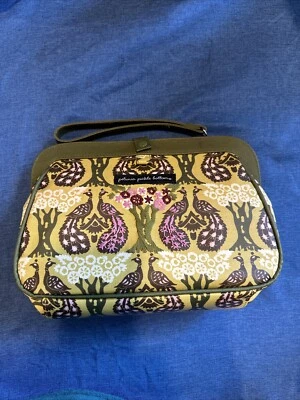 Petunia Pickle Bottom Peacock Morning in Mumbai Diaper Bag,Clutch Changing Pad - Image 1 of 4