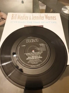 Bill Medley & Jennifer Warnes ~Time Of My Life 1987 - 7" Vinyl Single PB49625 - Picture 1 of 1