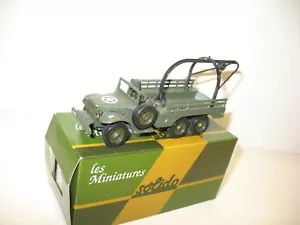 SOLIDO, Camion DODGE grue, modéle spécifique dépannage militaire d'origine - Foto 1 di 3