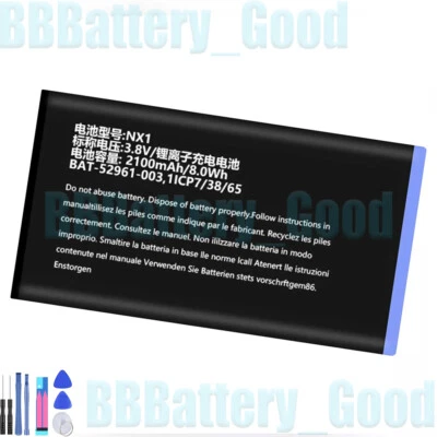 Batería interna de iones de litio de repuesto para BlackBerry Q10 NX1 BAT-52961-003 2100mAh Foto 1 de 4