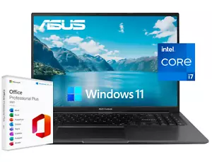 ASUS VivoBook 16", 5.0 GHz Intel i7, Office 2021, 16GB RAM & 1TB SSD, Win 11 Pro - Picture 1 of 10