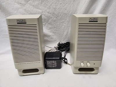 Altec Lansing ACS90 Desktop Computer Speakers - Vintage - TESTED - - Image 1 of 4