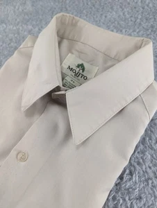 MOJITO COLLECTION GUAYABERA SHIRT MEN'S 2 XL Tan Cuban Style Button Up - Picture 1 of 7