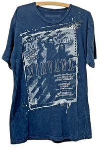 The Rolling Stone Magazine Collection Nirvana Graphic Mens L Band Kurt Cobain - Picture 1 of 10