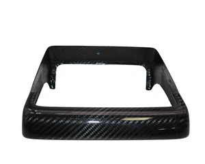 Rear Display Frame Trim Cover Gloss Carbon Fiber For 25+ Tesla Model Y Juniper - Picture 1 of 7