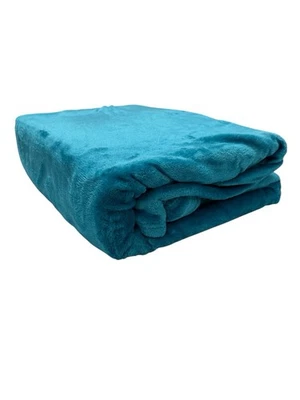 Gözze Kuscheldecke Wohndecke Memphis Petrol Blau 150x200cm - Bild 1 von 3