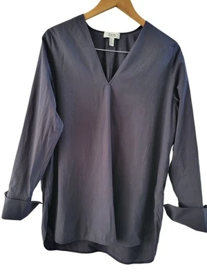 Blusa COS Mujer Azul Talla 6 Gran Tamaño Oficina Tranquila Lujo Dinero Antiguo Minimalista Foto 1 de 4