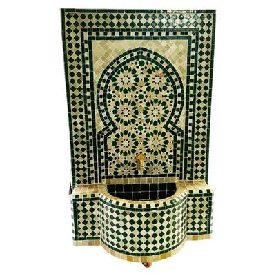 Mosaik Gartenbrunnen Zimmerbrunnen Springbrunnen Brunnen Balkondeko Gartendeko - Bild 1 von 4