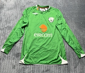 Umbro FA Irland National Soccer Club Heimtrikot 2001-03 Größe M Langarm ** - Bild 1 von 13
