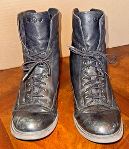 Lucky Brand Combat Boot Damen Vegan Leder Schnürstiefel - Bild 1 von 11