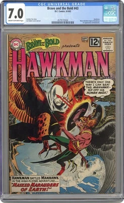 Brave and the Bold #43 CGC 7.0 1962 4579125004 - Image 1 of 2