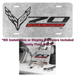DigiRods Corvette C8 2023 70th Anniversary Vanity Aluminum Car License Plate - Picture 1 of 2